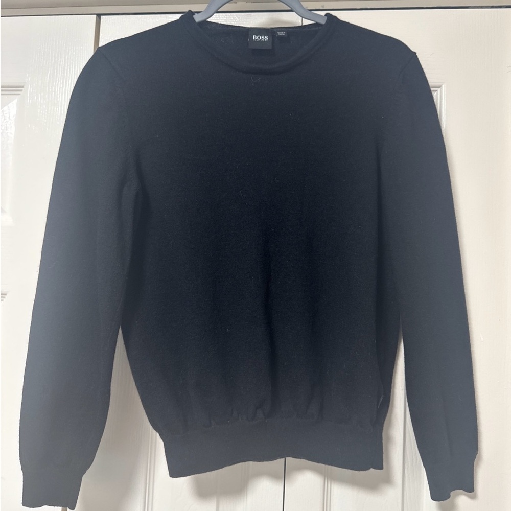 Boss Women's Black Crewneck Sweater A55